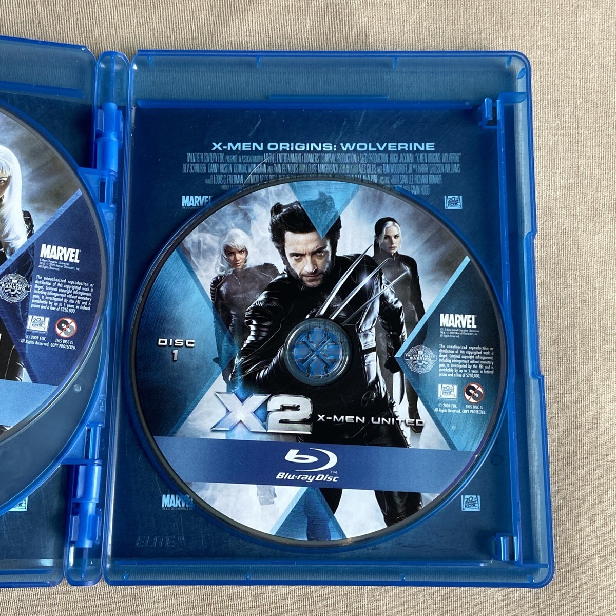 Marvel X-Men & Wolverine 1-6 (Blu-ray 6-Film Box Set) United Last