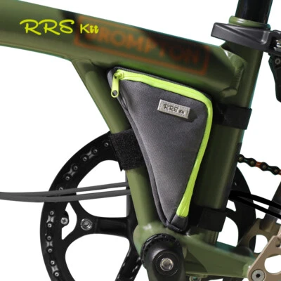 Rrskit Kit Portaoggetti Triangolo Telaio Conversione Bici Pieghevole per Brompton