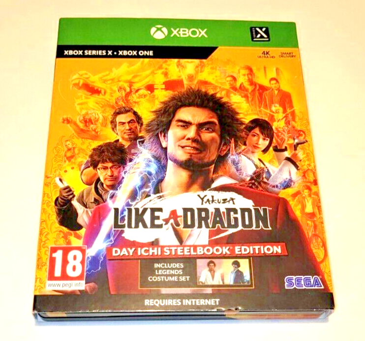 Yakuza Like A Dragon Day Ichi Steelbook Edition Xbox One / Series X EXCELLENT