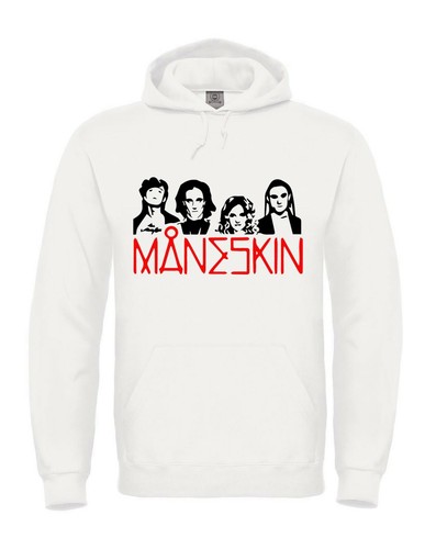 Felpa cappuccio dei MANESKIN v.2 Unisex il Ballo della vita - Marlena | eBay