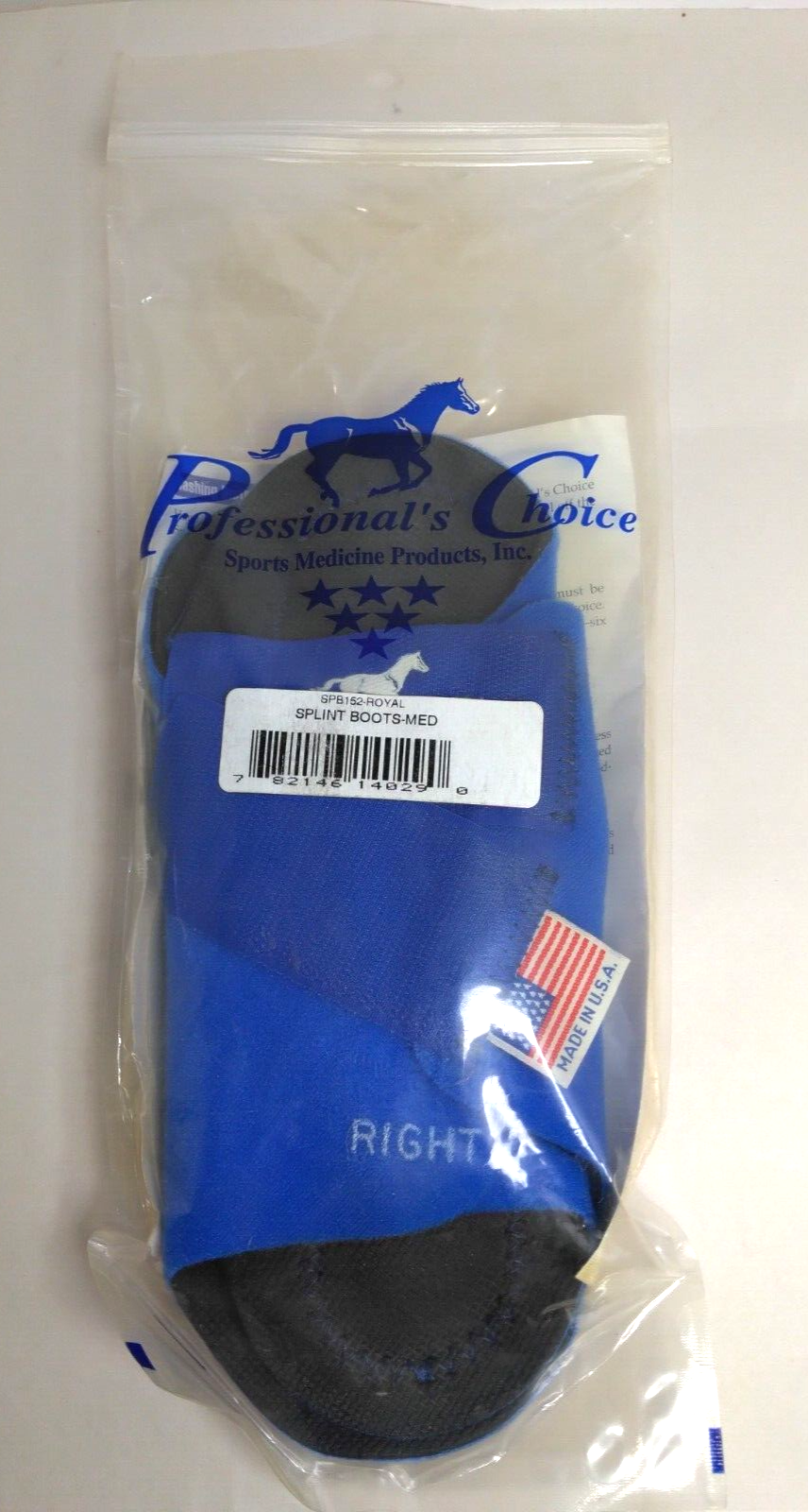 Professionals Choice Horse Splint Boots Royal Blue Sports Med Products Inc eBay