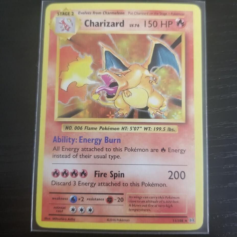 Charizard XY Evolutions 11/108 Holo Rare-Pack Fresh New Card