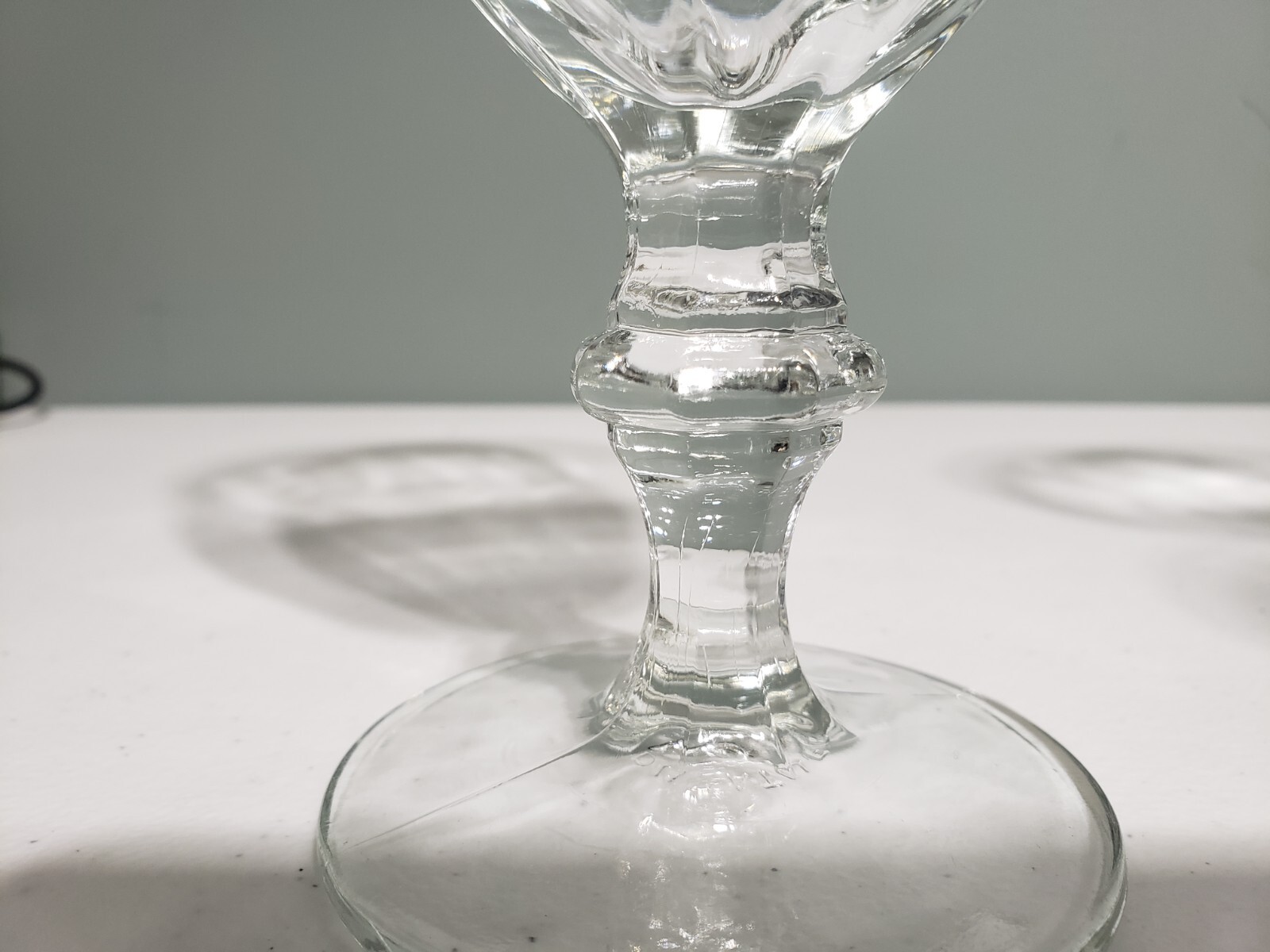 Libbey Duratuff Gibraltar Clear Glass Water Goblets 6.75" Made in USA