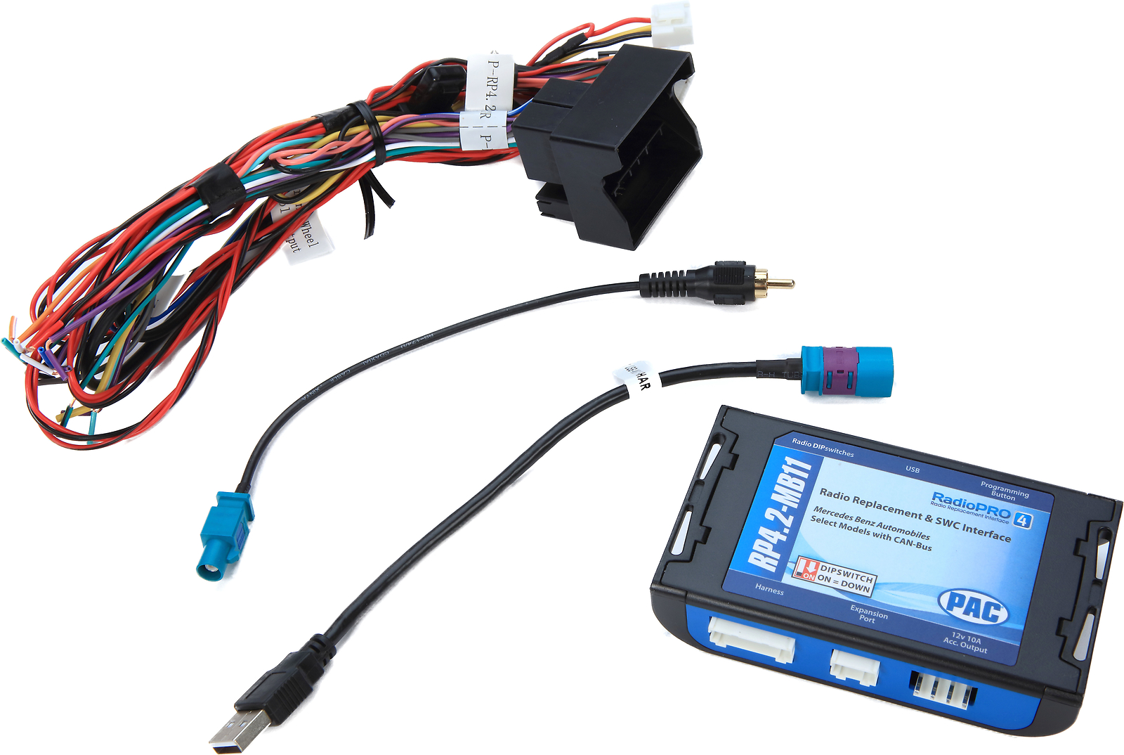 Интерфейс PAC RP42-MB11 для Mercedes SWC AUX CAM USB 22490₽