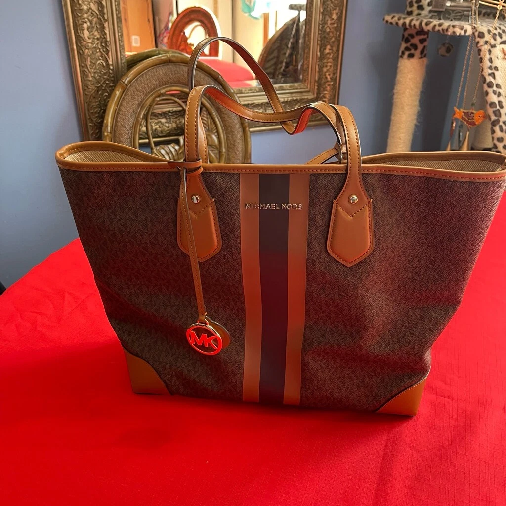 MICHAEL Michael Kors Mk Eva Tote Bag in Brown