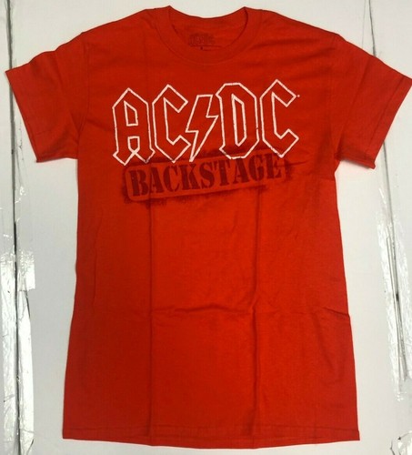 AC/DC BACKSTAGE Bright Orange Adult Men 