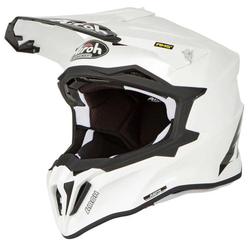 Casco Motocross Airoh Strycker Bianco | eBay
