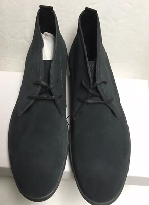 Calvin Klein Men's Nowles Suede Chukka Boots Dark Grey