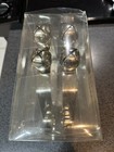 Set of Four (4) Stocking Holders, Hobby Lobby Chrome Silver