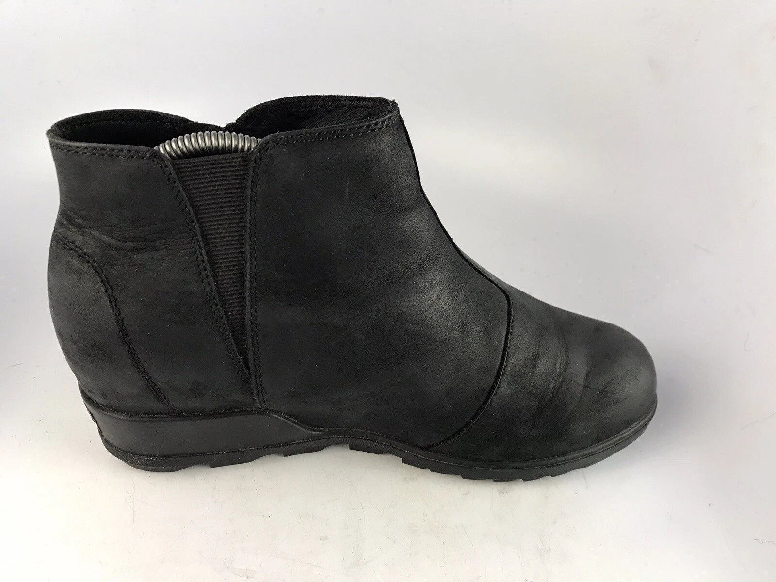 sorel evie zip leather waterproof boots