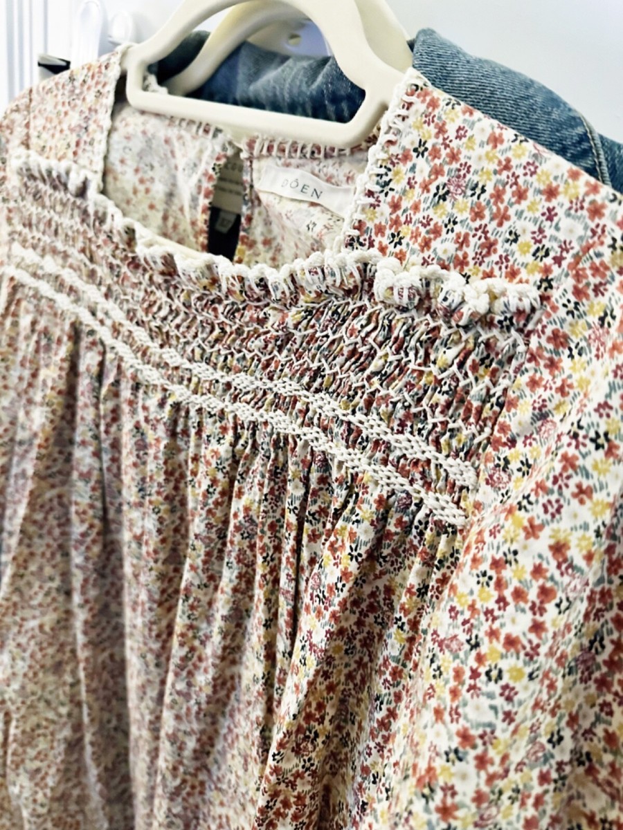 white smocked dress Little English | Girl's Smocked Emery Dress
