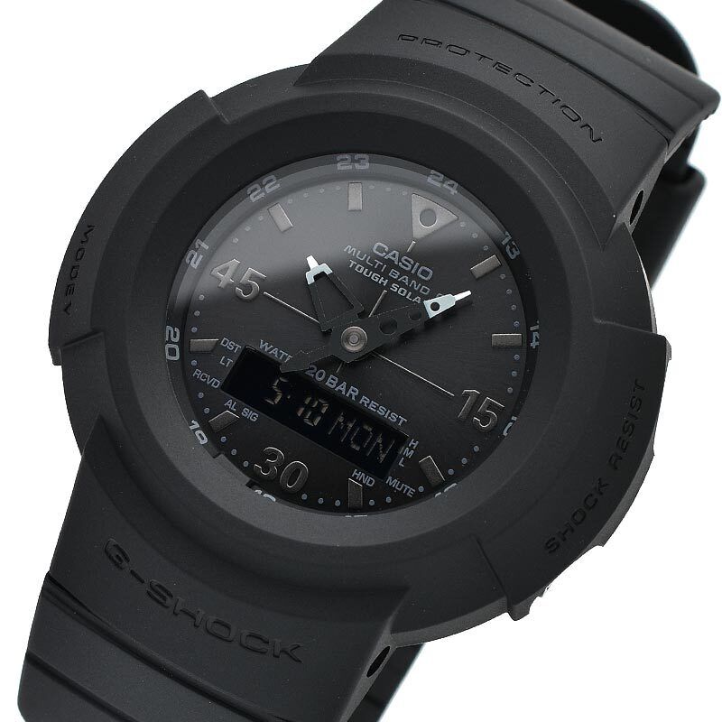 CASIO G-SHOCK AWG-M520BB-1AJF Radio Solar Watch Analog Digital Black Men's