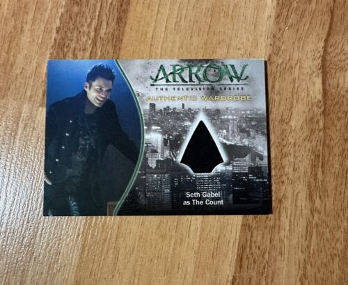 Arrow Cryptozoic Seth Gabel The Count Wardrobe Card Season 1 M23 - Picture 1 of 2