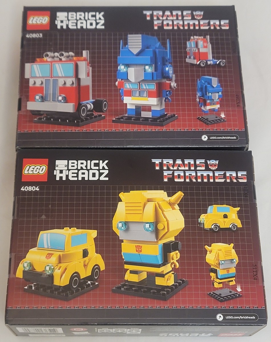 LEGO 40803 Optimus Prime 40804 Bumblebee Robot Vehicle