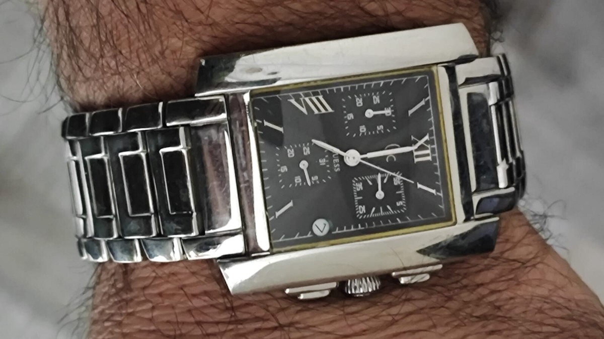 Guess Collection GC 2000 Men Watch Chrono Steel All Original 