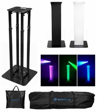 Rockville RTP32B Church Stage Design Moving Head Light Performance Totem Stand