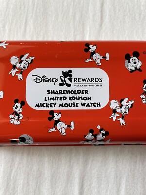 DISNEY MICKEY MOUSE LIMITED EDITION SHAREHOLDERS MECHANICAL WATCH