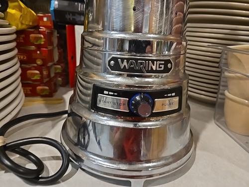 Waring Pro MBB1000 Inverted Blender 10 Speed Chrome 56oz Working & Tested - Picture 3 of 6