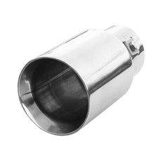 Exhaust Tip Trim Pipe Tail Muffler Chrome For Audi A3 A4