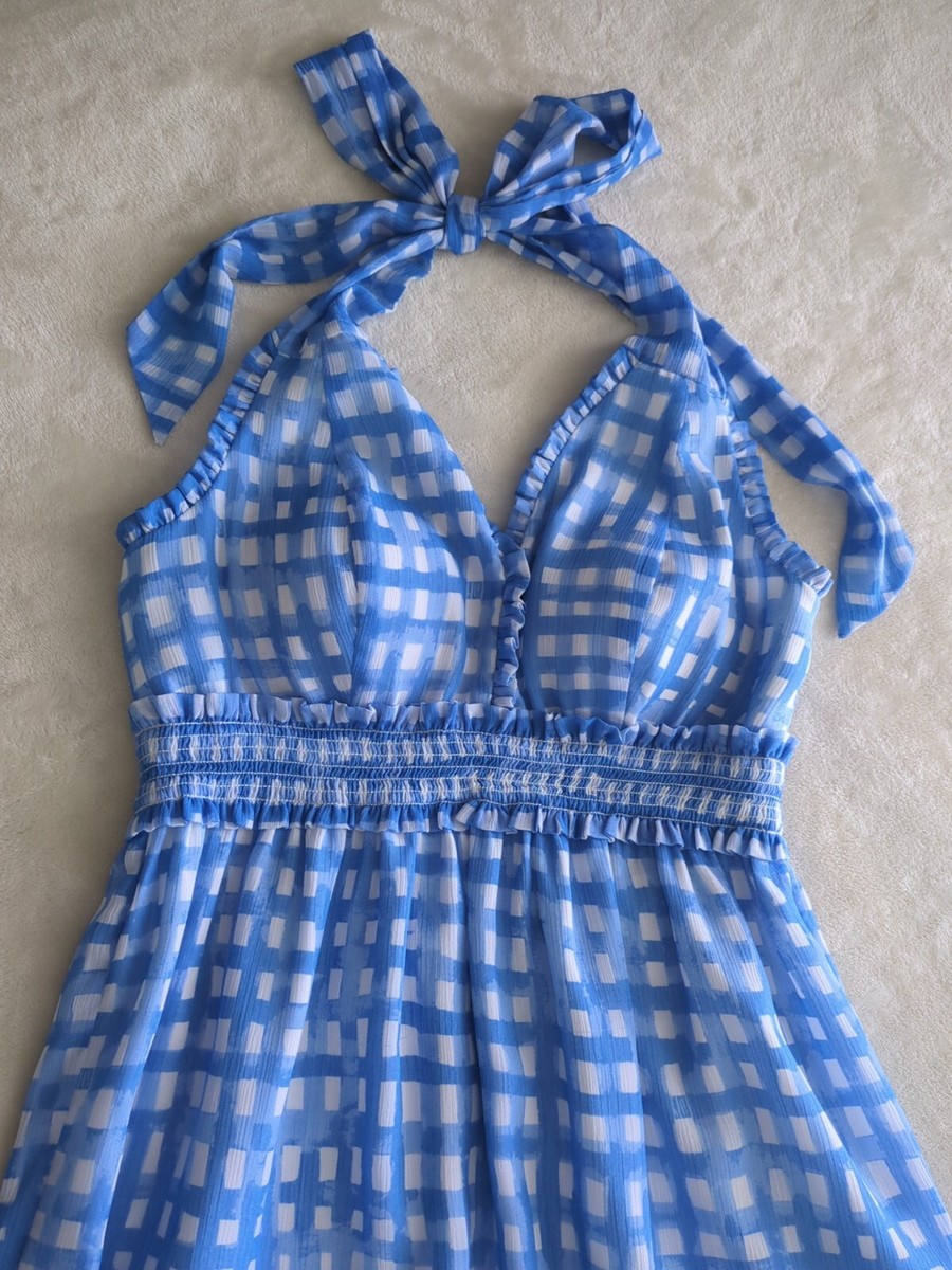 Lilly Pulitzer Cailee Halter Dress (Size XS) (Bennet Blue Feelin Beachy)