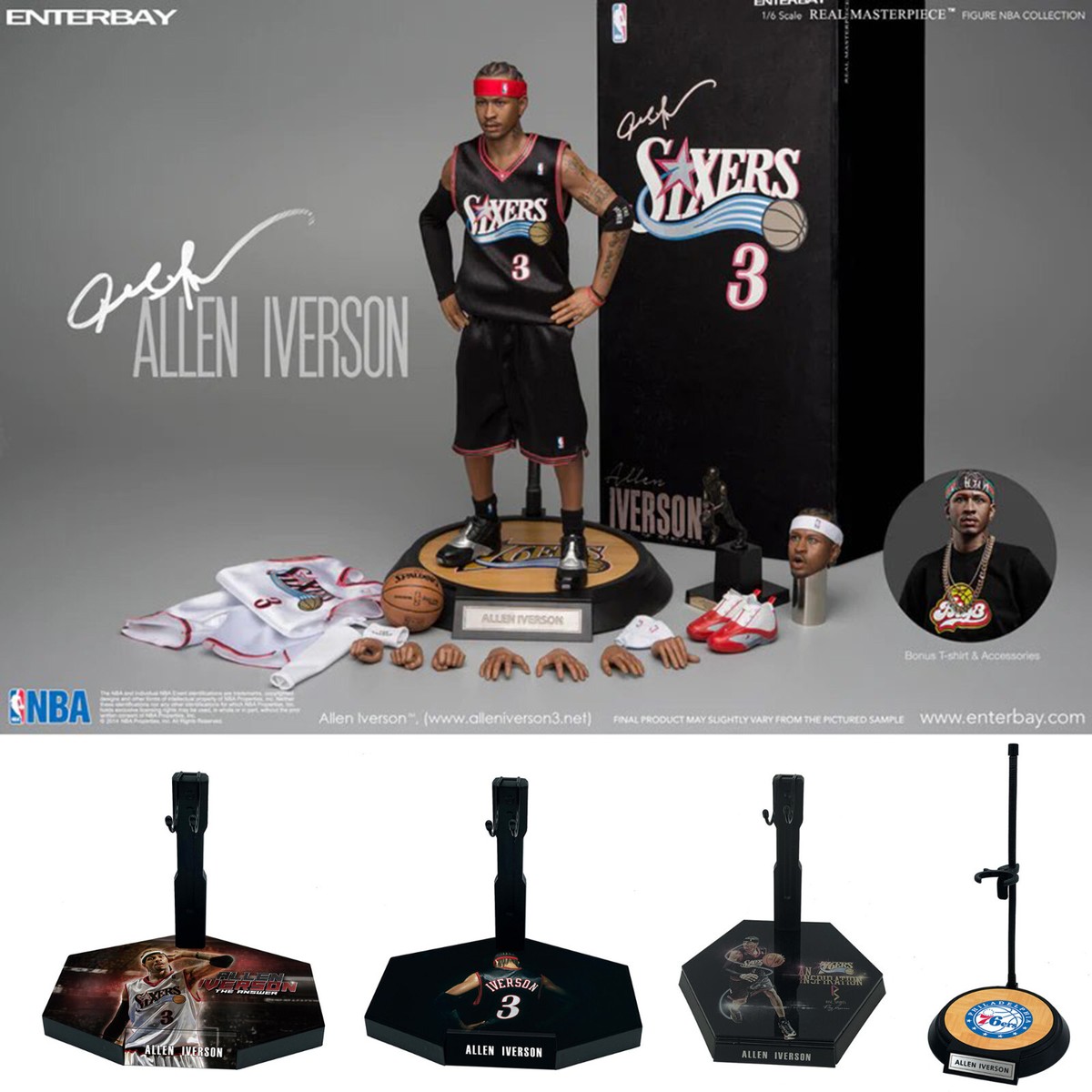 1/6 Scale Action Figure Display Stand Basketball Allen