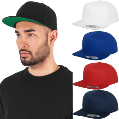 Yupoong Classic 5 Panel Snapback Unisex Baseballcap Kappe Basecap Flexfit Mütze