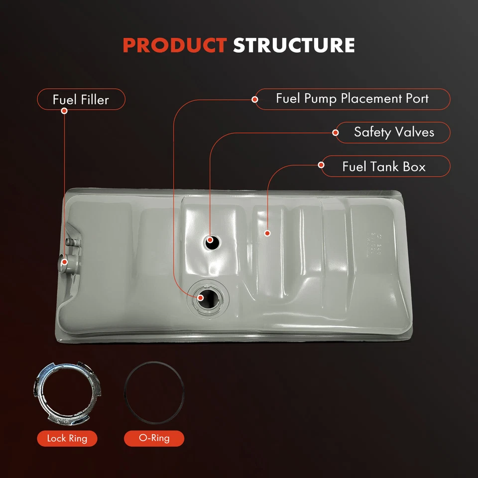 Tanque de combustible de 18 galones para Ford E-100 / E-150 / E-250 / E-350 Econoline Club Wagon Foto 2 de 4