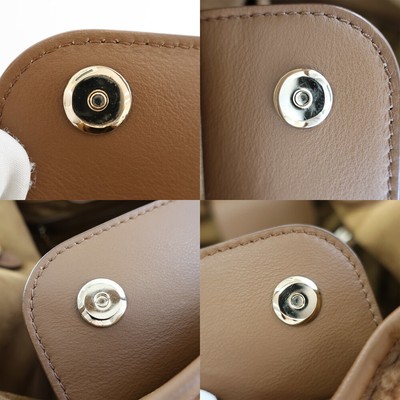 Max Mara Marine Teddy Bear 145160423 3 Way Brown Shopping Hand Bag 