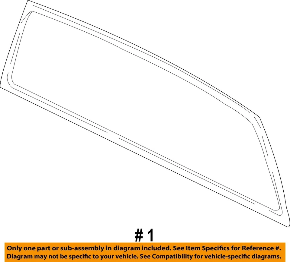 Used Rear Back Glass fits: 2006 Chevrolet Silverado 1500 pickup classic style cr Foto 4 de 4