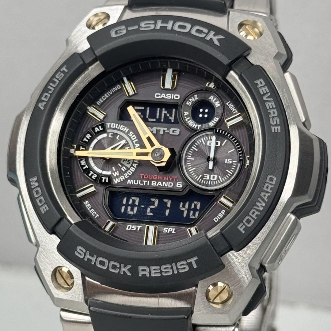 CASIO G-SHOCK MTG-1500-9AJF MT-G Series Watch Black Silver CASIO G-SHOCK MTG-1500-9AJF MT-G Series Watch Black Silver