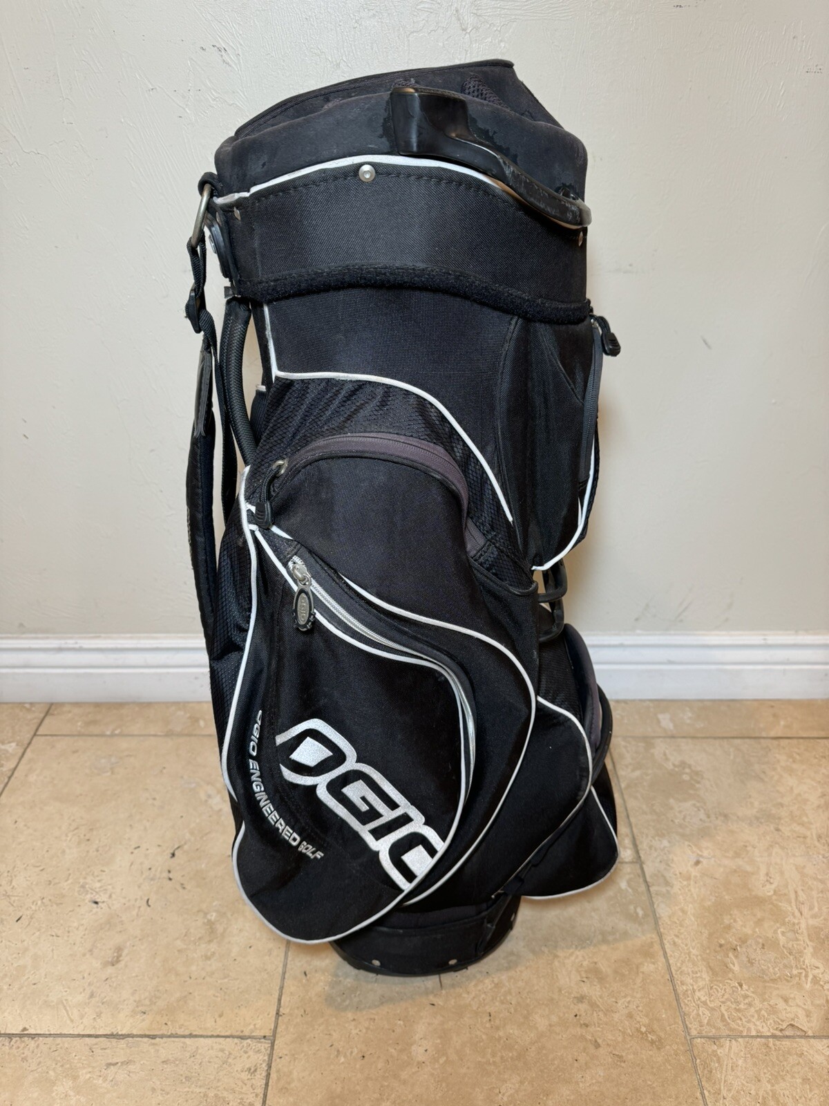 OGIO Uniter 15Way divider Club Management System Cart Golf Bag BLK/WHT