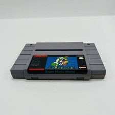 Nintendo SNES Super Mario World Authentic Original Video Game Cartridge 1991