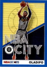 2019-20 Hoops Premium Stock #24 Victor Oladipo NBA City Blue Indiana Pacers