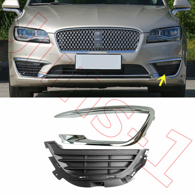 Borde Cromado + Negro Para Puerta Lincoln MKZ/MKX/MKC 2017-2020 – Barras Laterales Decorativas