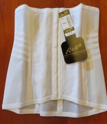 Rago Style 821 Waist Cincher Trainer White NWT