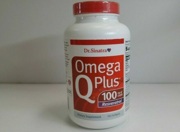 Dr. Sinatra Omega Q Plus 100 MG Coq10 Resveratrol - 180 Softgels for