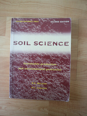 Soil Science Sustainable Production... 2nd ed. McLaren & Cameron Gut!!