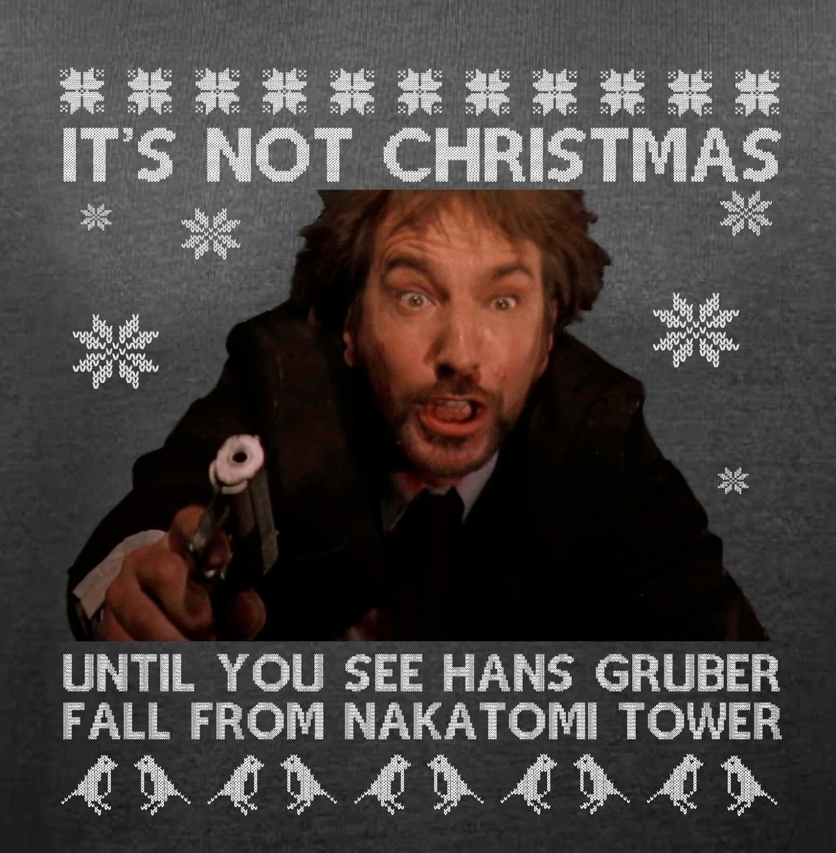 Hans gruber hotsell christmas jumper