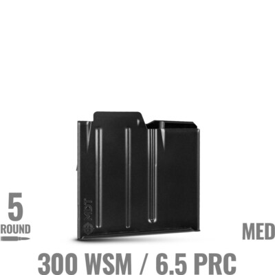 MDT Chassis Metal AICS Magazine 300 WSM 6.5 PRC 5rd Black 104941-BLK