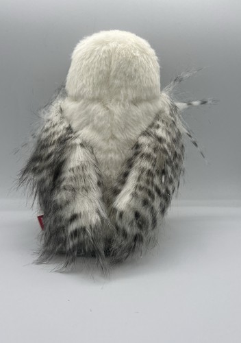Douglas Wizard Snowy Owl Plush Stuffed Animal 8” White Gray Black New - Picture 3 of 4
