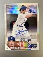 2023 Topps Chrome Steele Walker 305/499 Refractor RC Auto #RA-SW