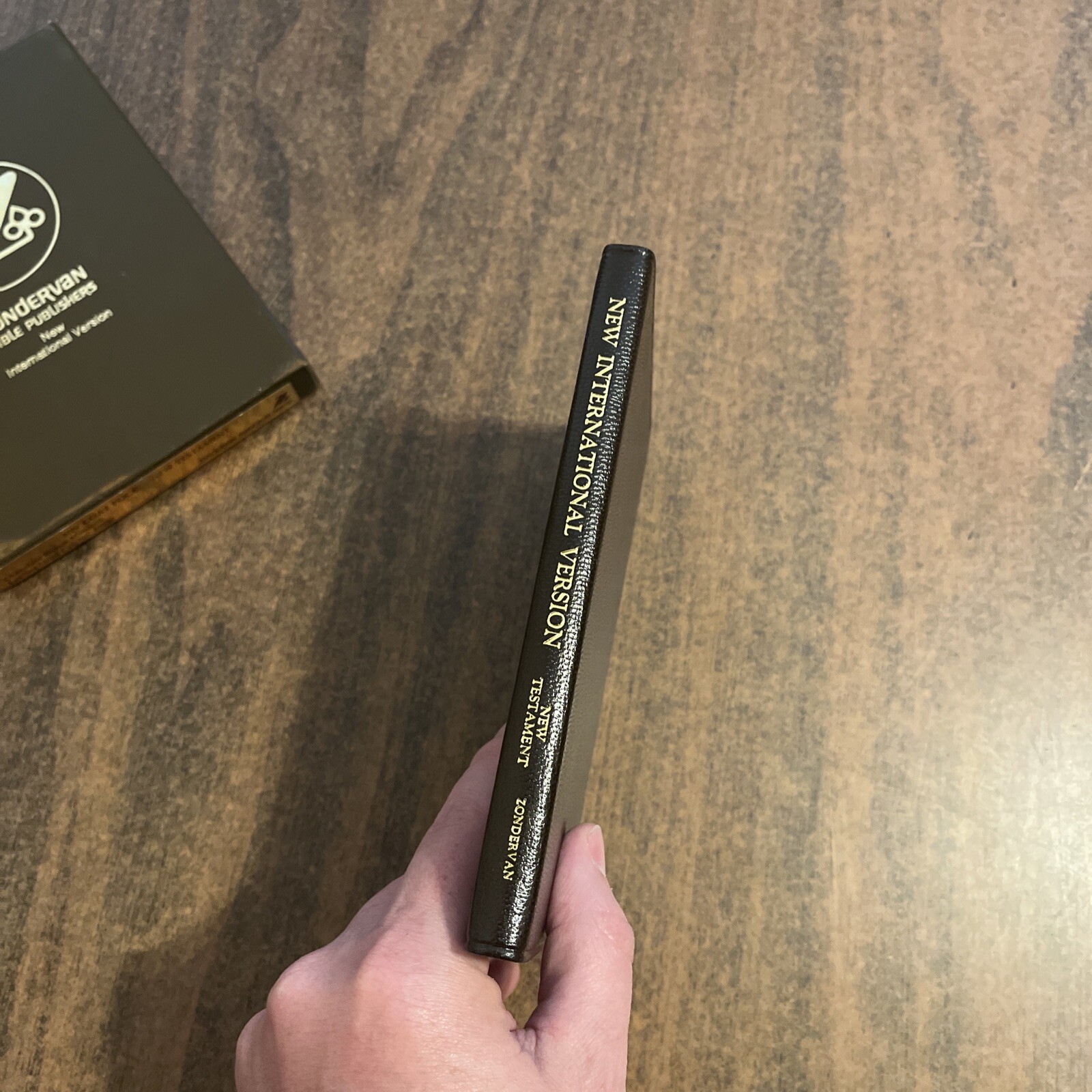 NIV 1973 (Pre 1984) Coat Pocket New Testament Bible Morocco Genuine