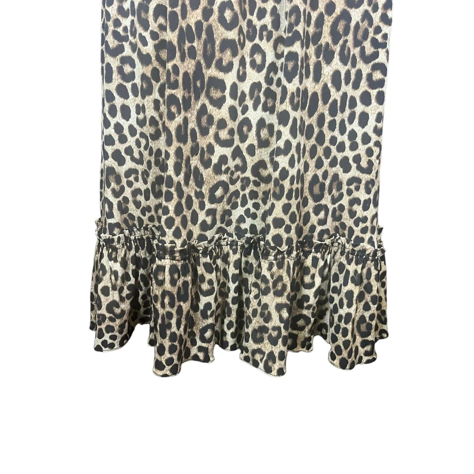 Abito leopardato con stampa animale Michael Kors (taglia small) nuovo con etichette