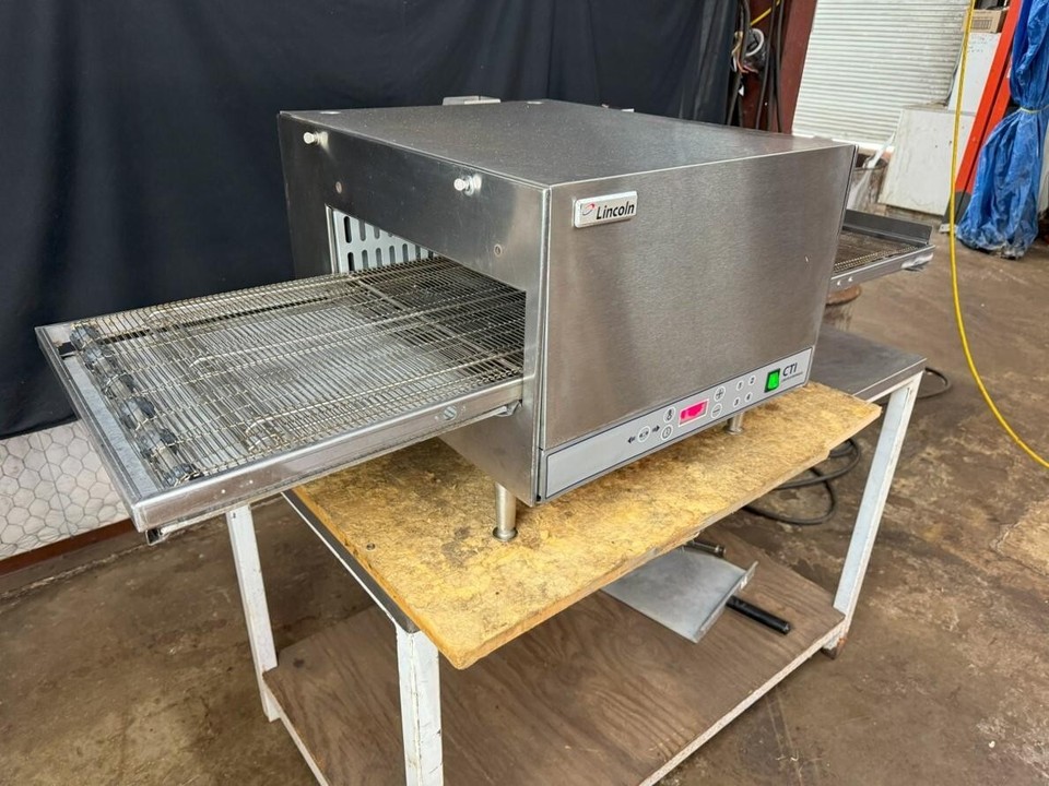 Lincoln Impinger 2501 Electric Conveyor Pizza Oven ….. VIDEO DEMO eBay