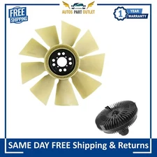New Radiator Cooling Fan Clutch & Blade Kit For 1998-2003 Ford E350 E450 F250
