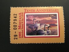 ICOLLECTZONE  US Montana 1995 MT43 Duck Stamp VF NH