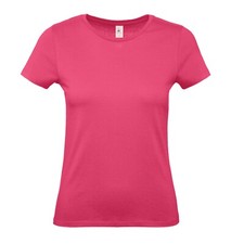 Womens Crew Neck T-Shirt Short Sleeve Round Neck Tops Ladies Cotton Regular Fit