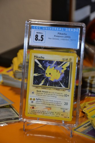 Pikachu (Unlimited) graded CGC 8.5 for sale on eBay