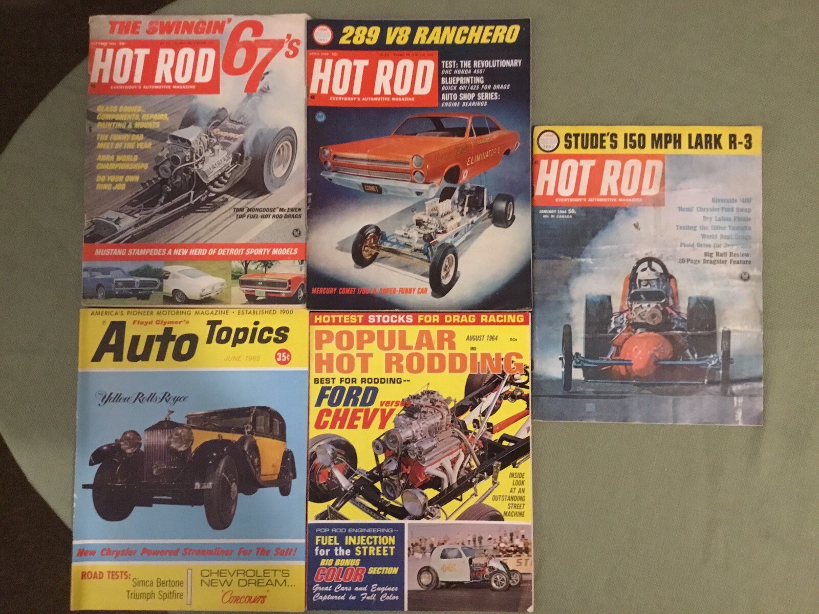 Vintage Popular Hot Rodding& Hot Rod Magazine 1966 | eBay