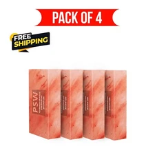 Himalayan Salt Bricks 8x4x2 Pack of 4 for Salt Spa, Sauna Wall & Home Decoration